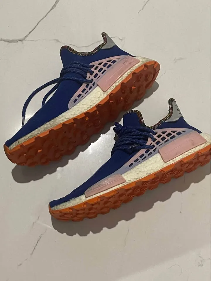 Adidas NMD Hu Pharrel Inspiration Pack Powder Blue/ Size 11.5 image indicator(4)