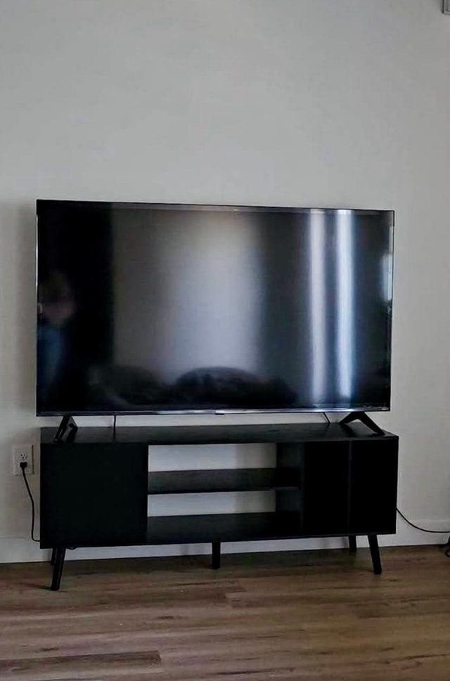 Philips 65-inch Roku TV with Stand and Lights
