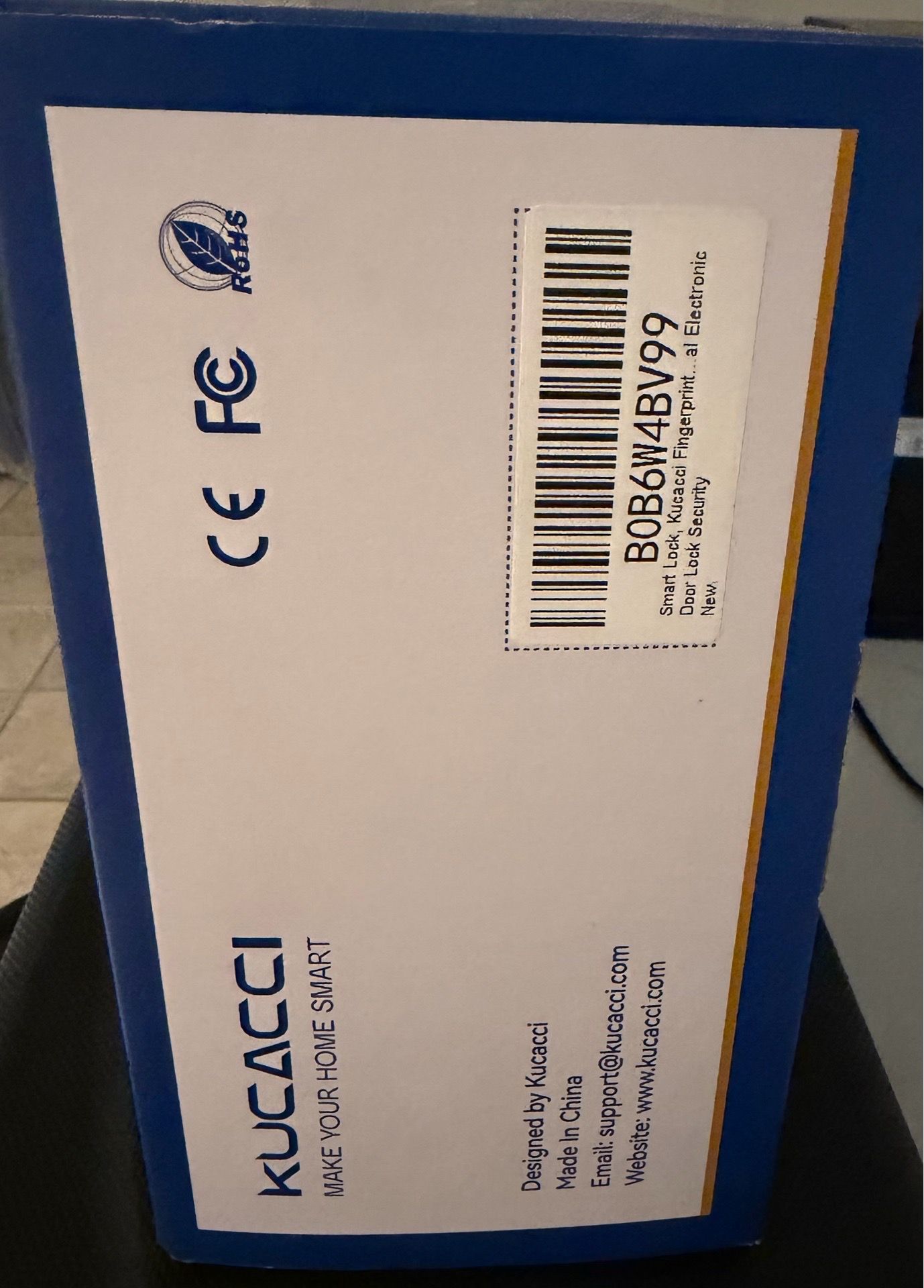 Kucacci Fingerprint Smart Door Lock with Handle - photo 3