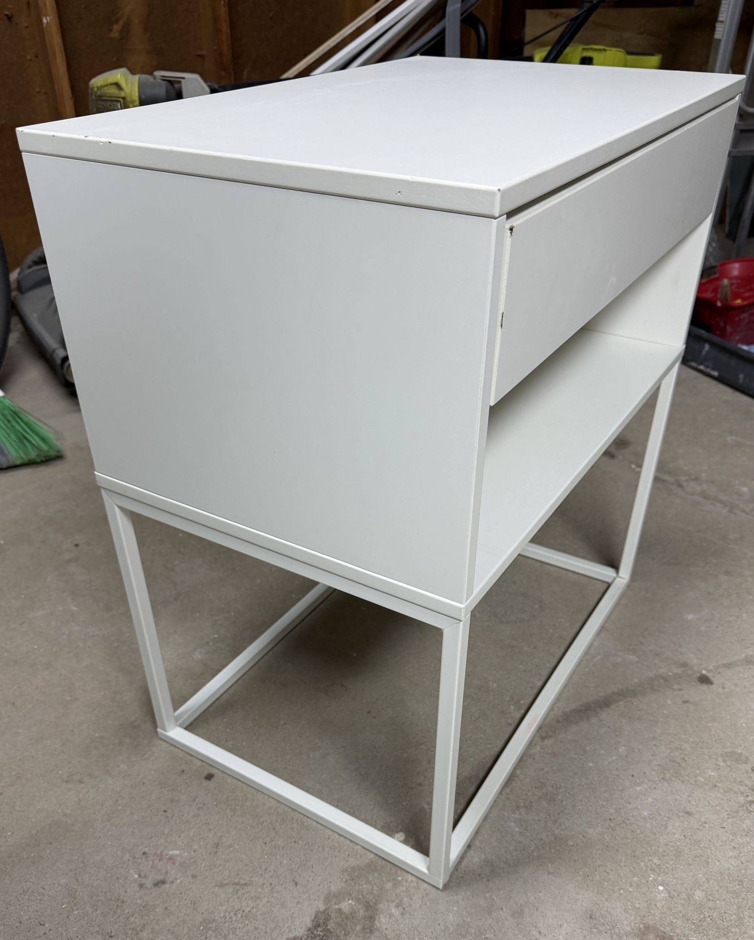 2x Nightstand, white, 23 5/8x15 3/8 " - photo 3