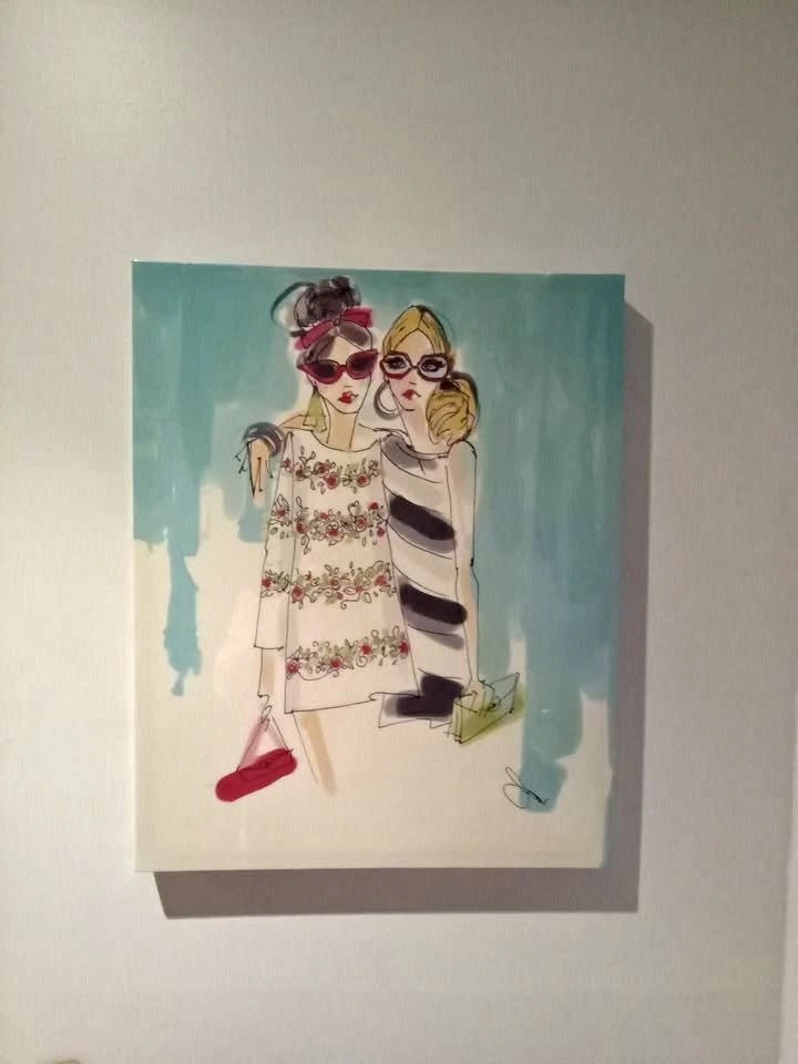 Coated Wall Art - Two Women