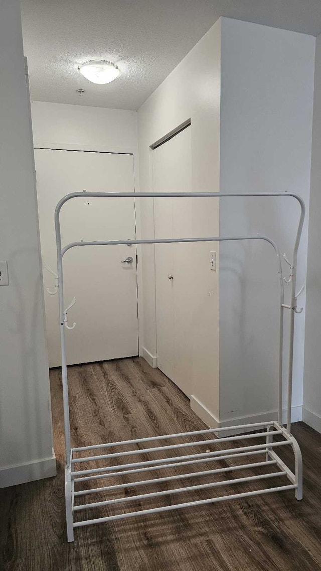 Metal Garment Rack with Shoe Storage - photo 2