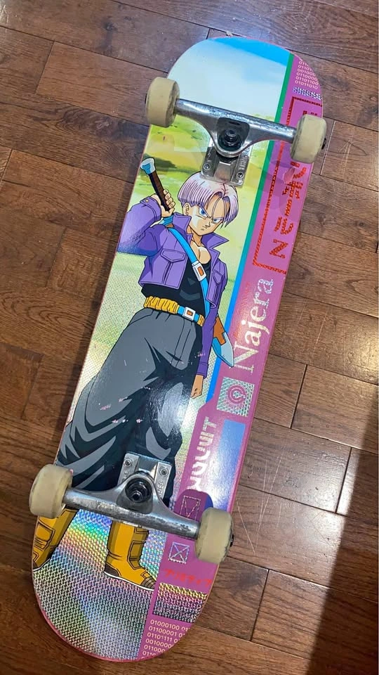 USED 8.25” Primitive Dragon Ball Skateboard Complete