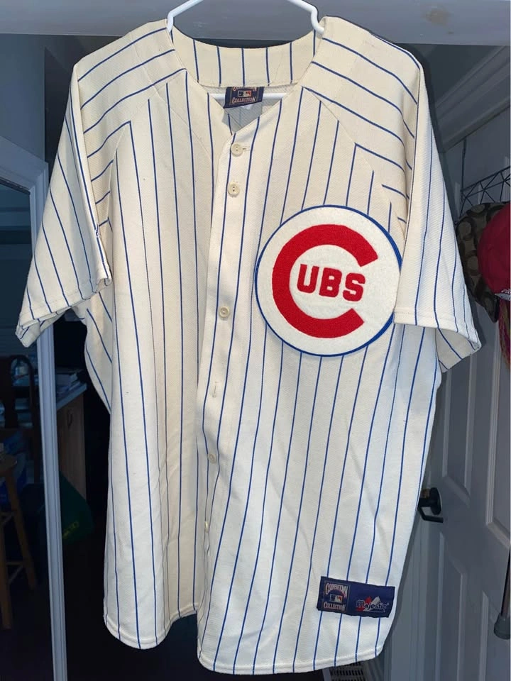 Sz. XL-XXL Cubs, Mets, Brewers Cooperstown Jerseys