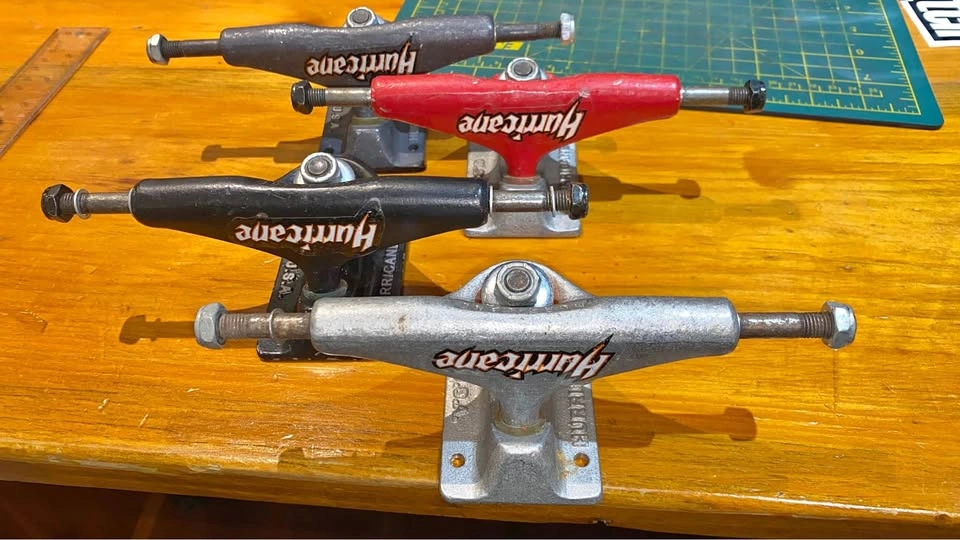 Vintage Four (4) 7.6” Hurricane Skateboard Trucks