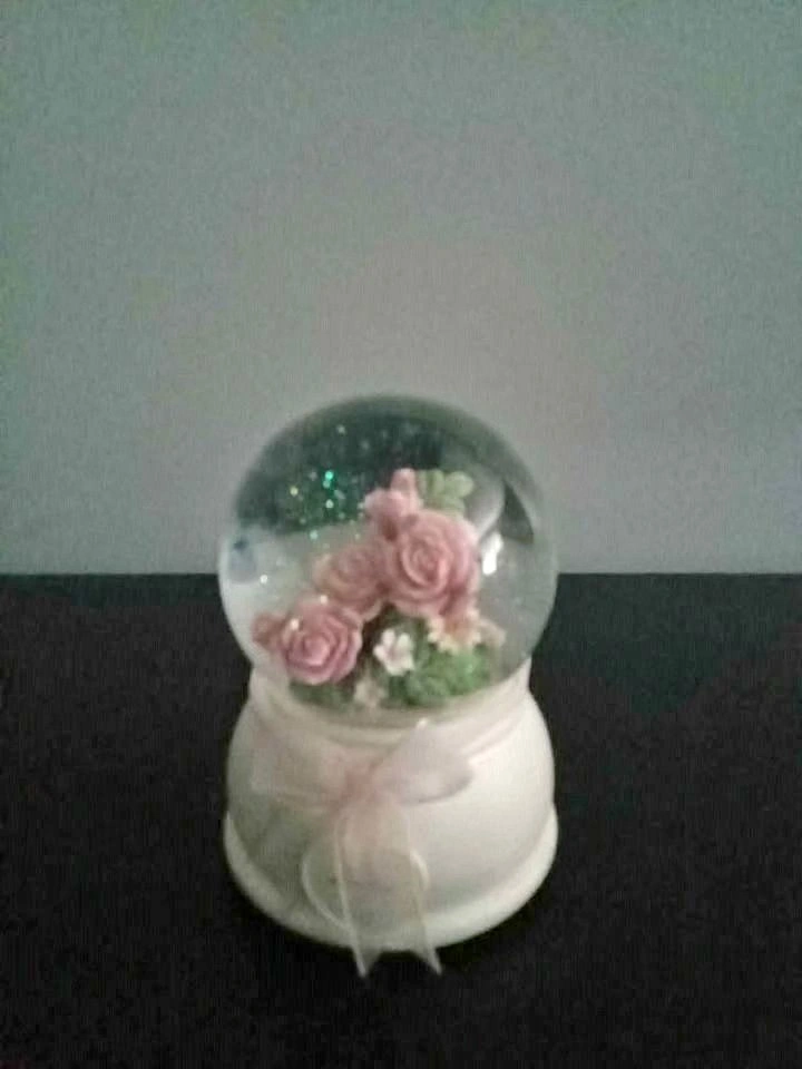 Pink Rose Music Box