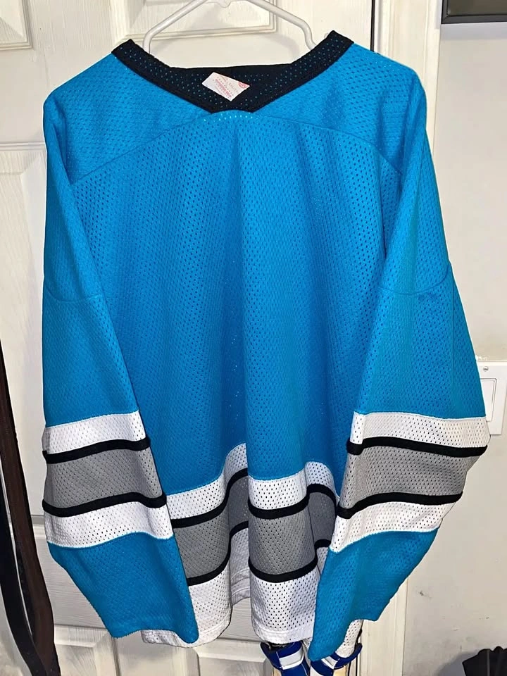 Mens Sz. XL San Jose Sharks DIY Jersey