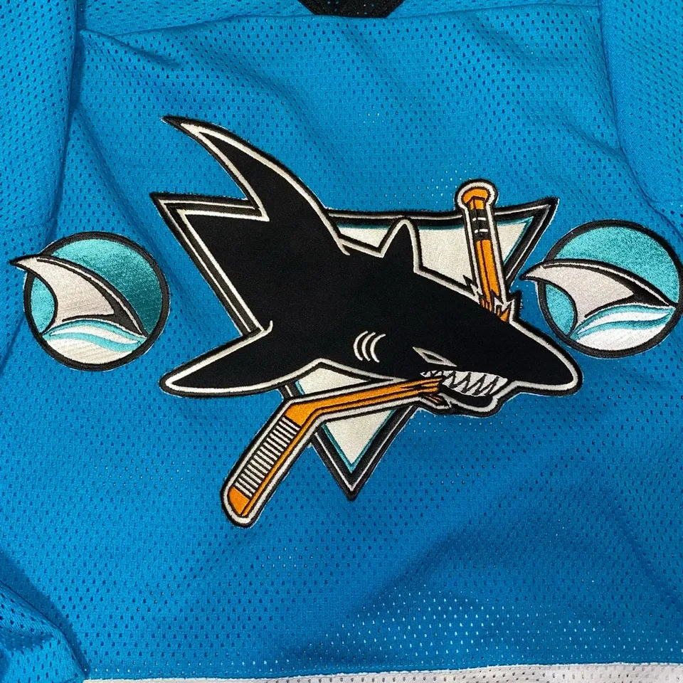 Mens Sz. XL San Jose Sharks DIY Jersey - photo 2