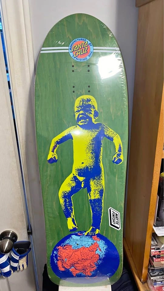 10”x32” Santa Cruz SAlba skateboard deck