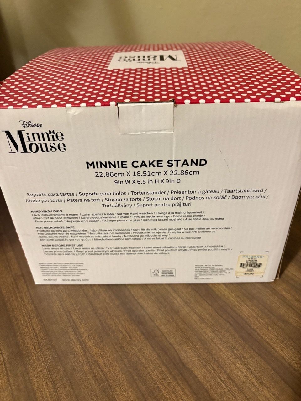 Disney Minnie Mouse Cake Stand - photo 2