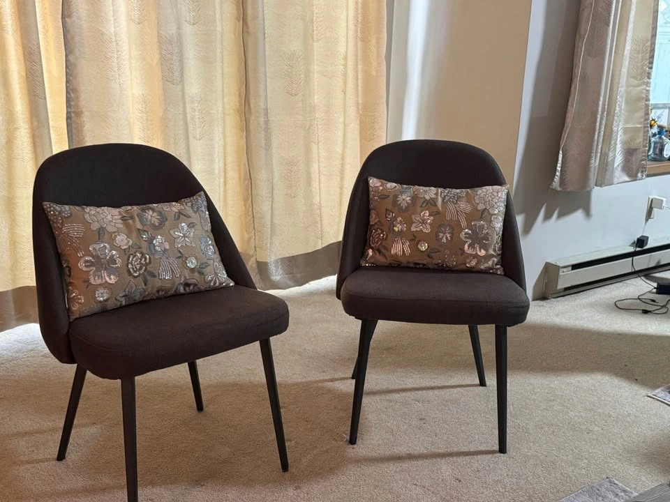 Set of 2 Upholstered Chairs - photo 2