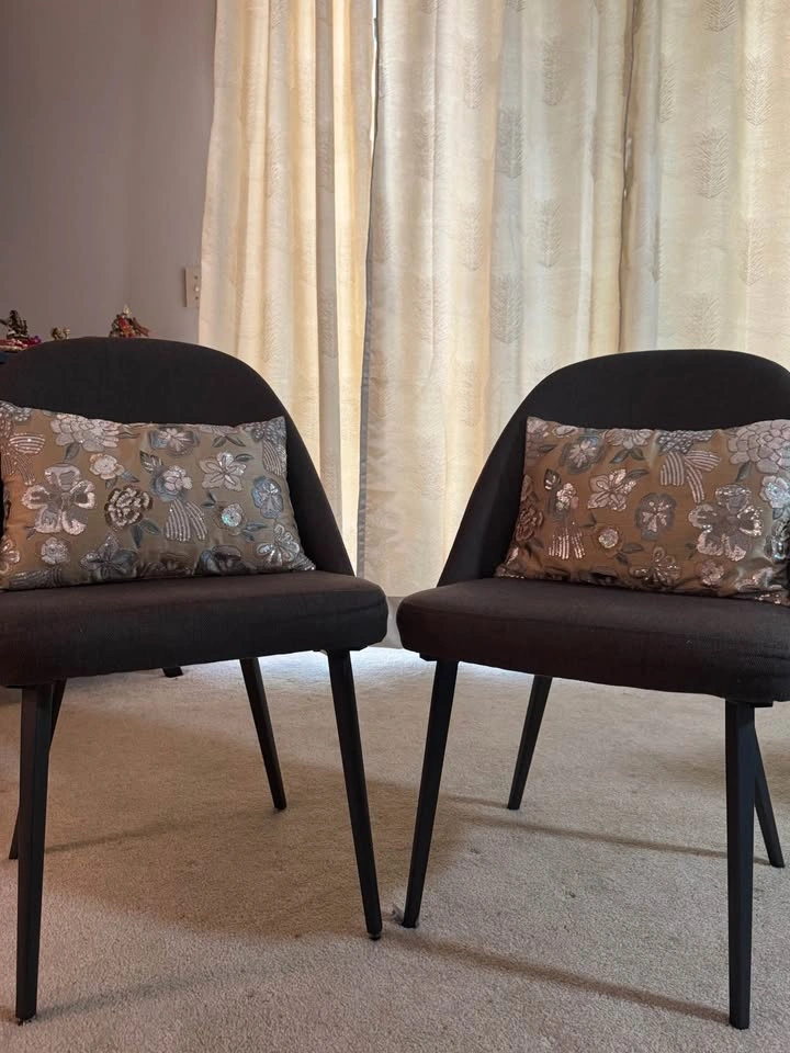 Set of 2 Upholstered Chairs - photo 3