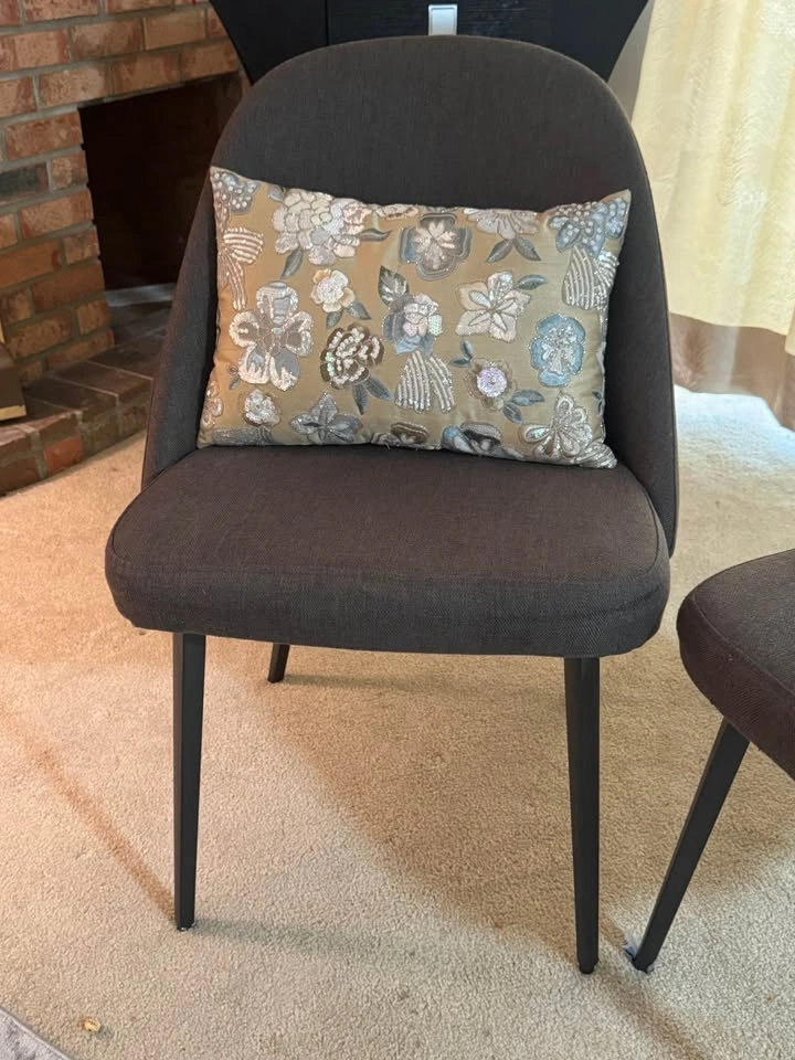 Set of 2 Upholstered Chairs - photo 4