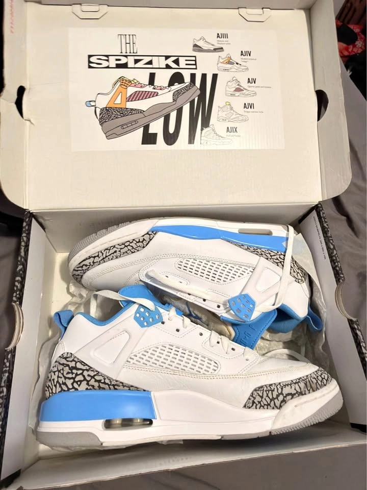 Jordan Spizike Low White/University Blue