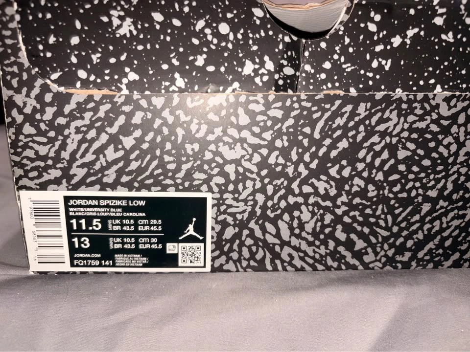 Jordan Spizike Low White/University Blue - photo 2