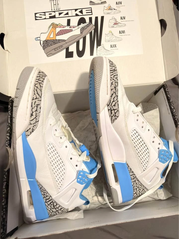 Jordan Spizike Low White/University Blue - photo 4