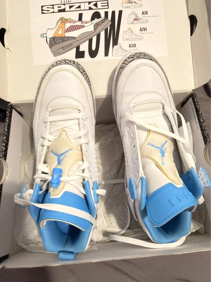 Jordan Spizike Low White/University Blue - photo 5