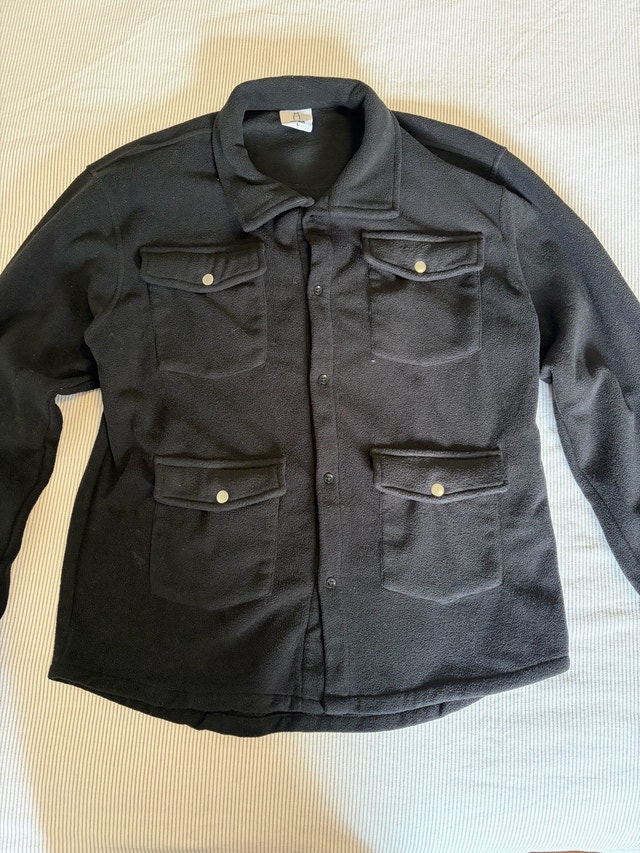 Wool Button-Up Men’s Jacket
