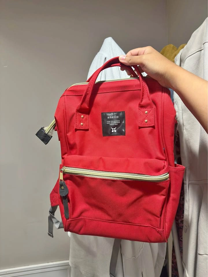🎒Anello Red Rucksack Bag