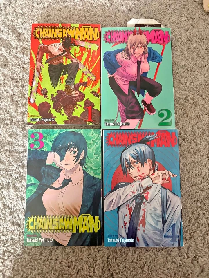 Chainsaw man first 4 mangas