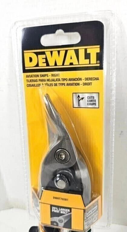 Dewalt Aviation Snips (Right) - photo 2