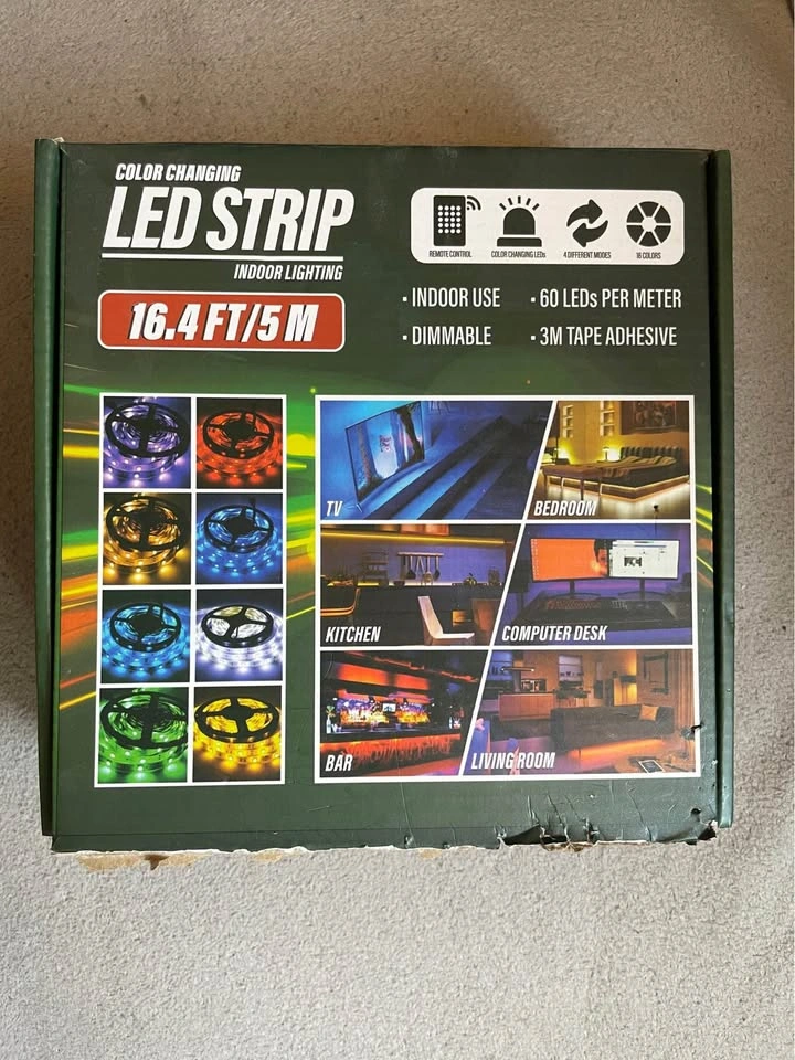 Color Changing LED Strip Light 16.4 FT - photo 2