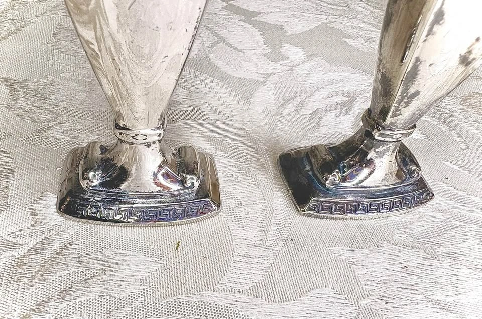 Viking Silver Plate Salt and Pepper Shakers - photo 4