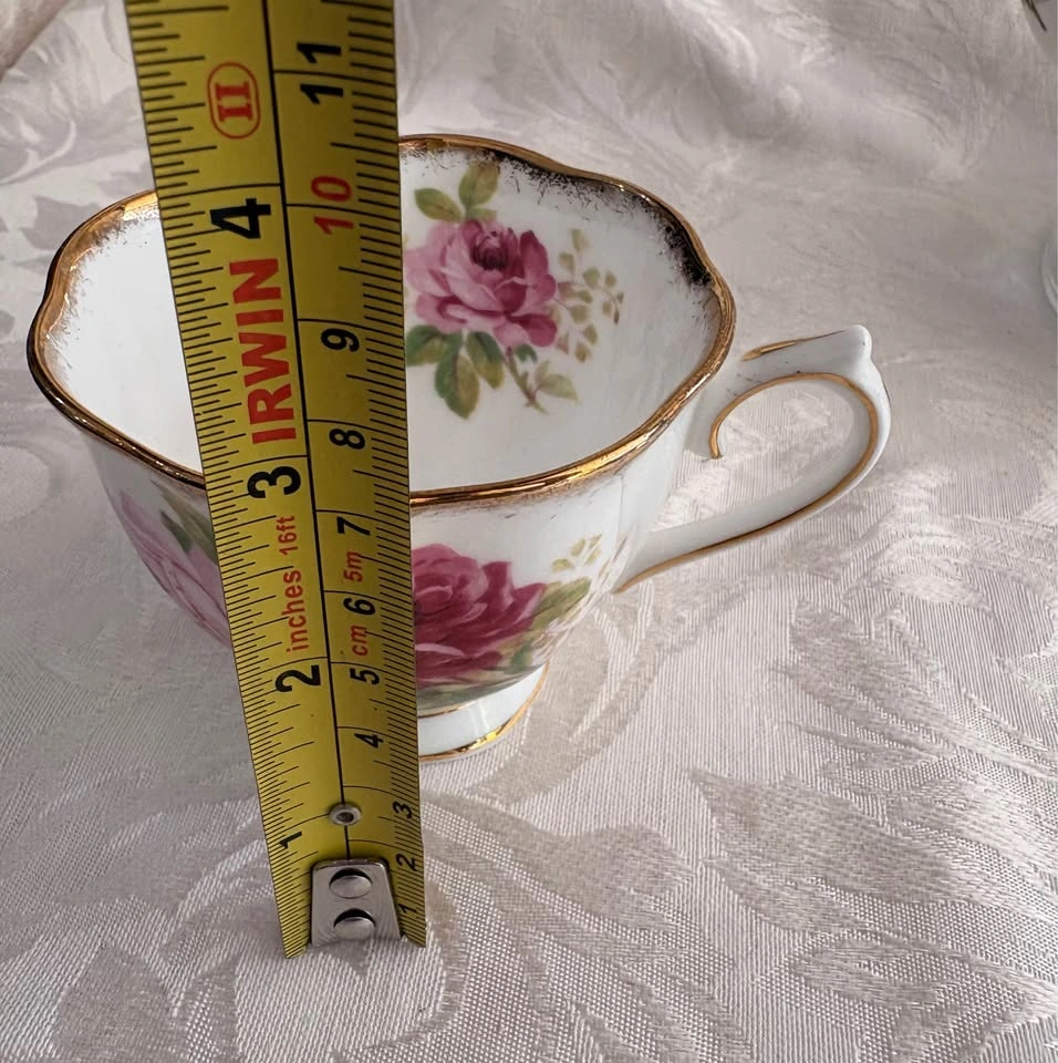 Royal Albert American Beauty Teapot and 4 Teacup Set - photo 5