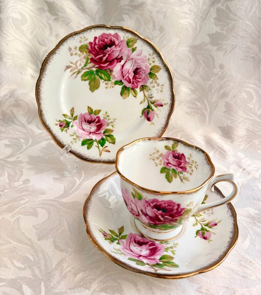 Royal Albert American Beauty Trio Tea Set - photo 3