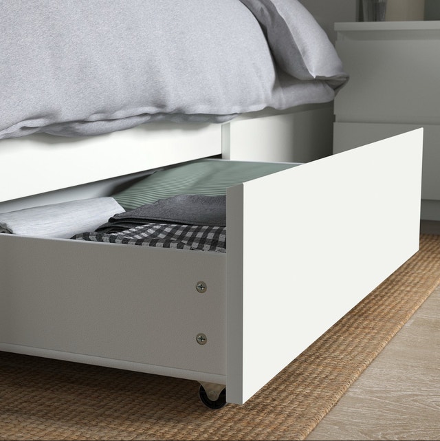 IKEA MALM Full Bed Frame with 4 Storage Boxes - photo 5