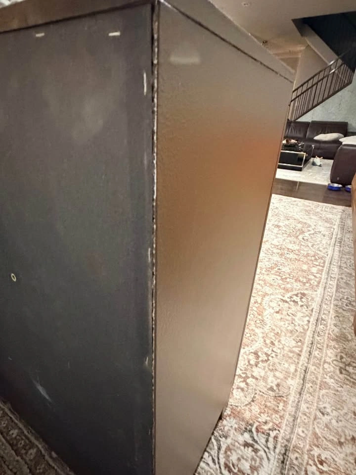 Refinished 6-Drawer Modern Taupe Dresser / Storage Credenza - photo 4