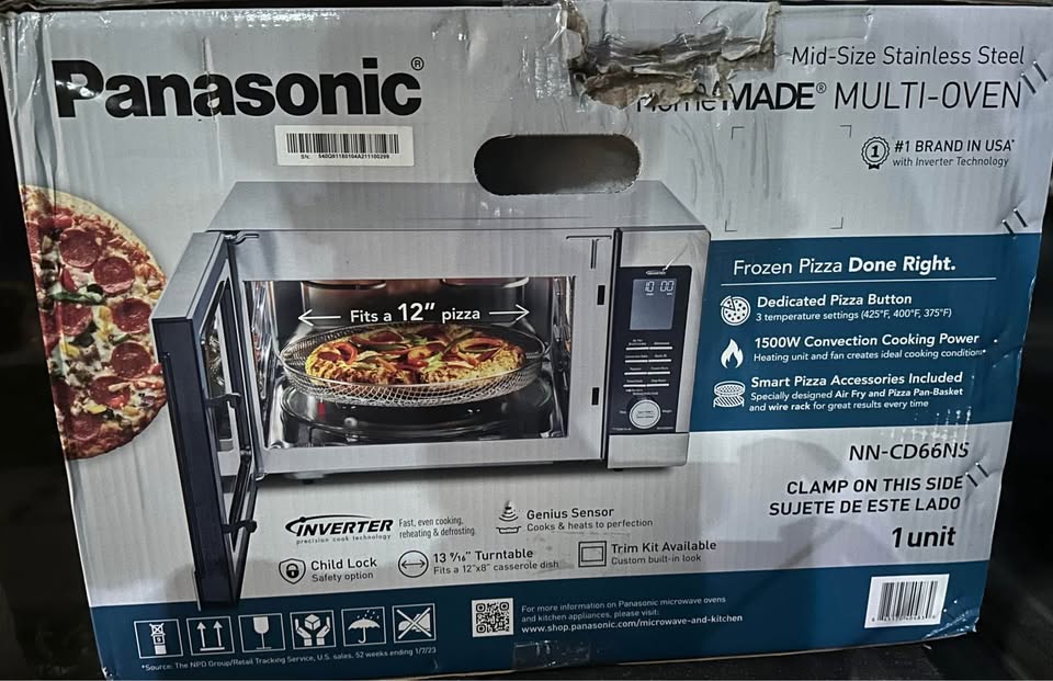 Panasonic Multi Oven - Convection + Microwave (Open Box) - photo 2
