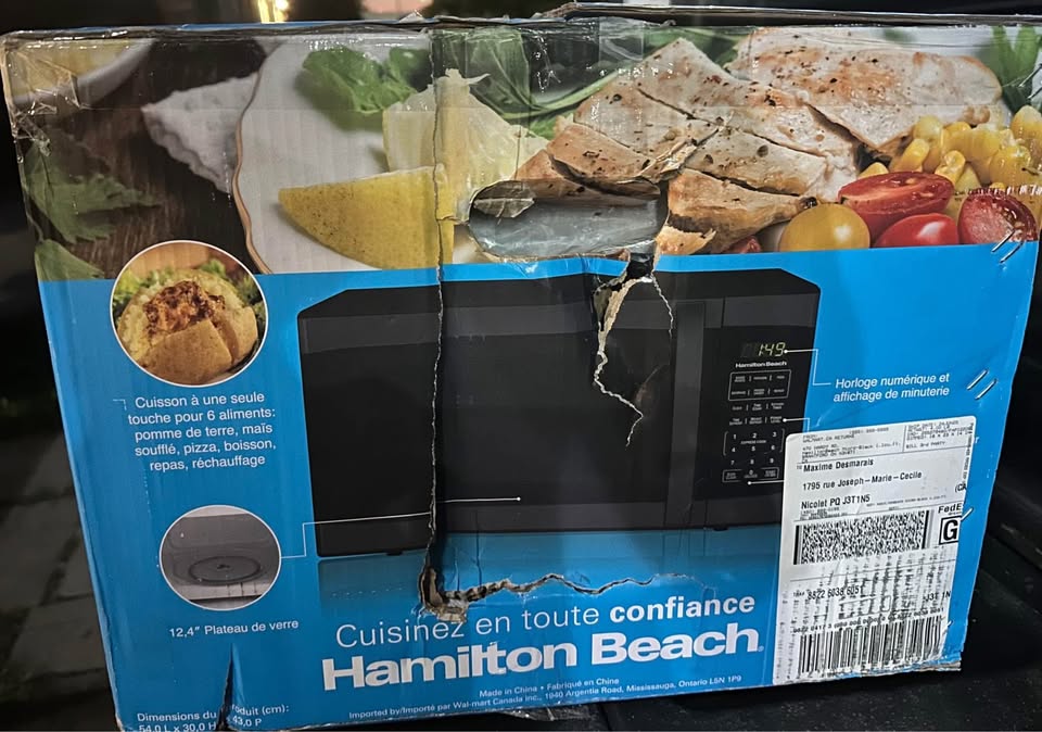 Hamilton Beach 1.1 cu ft Microwave Oven – Black (Open Box) - photo 2