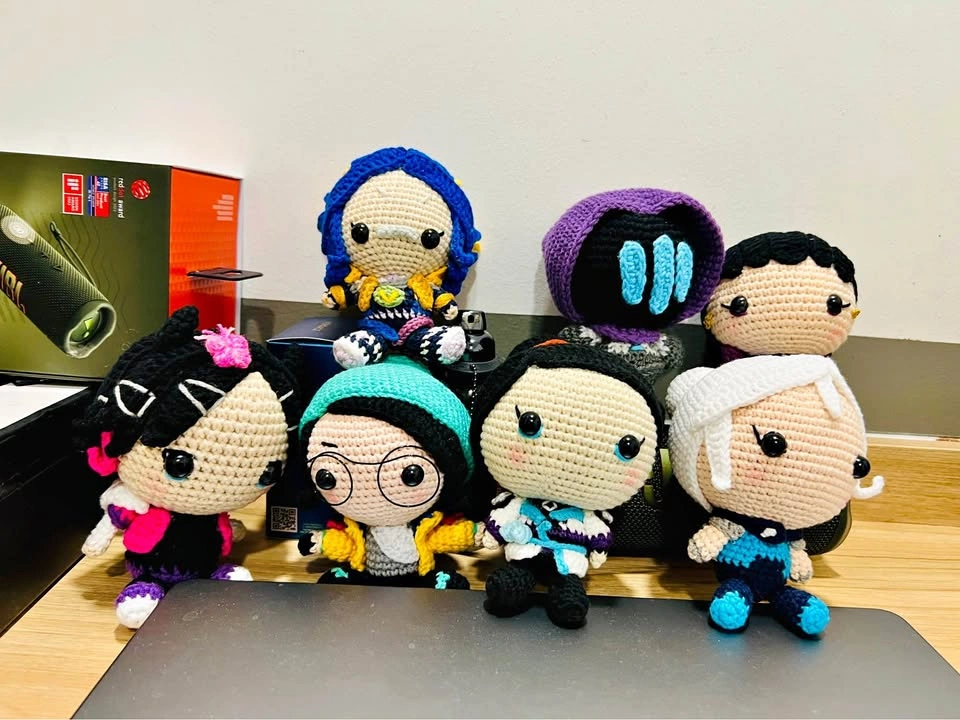 Brand New Handmade Valorant Crochet Dolls - $20 Each