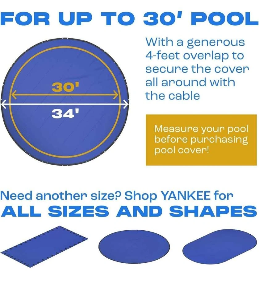 Brand new 30 ft Round Winter Pool Cover for Above Ground - photo 5