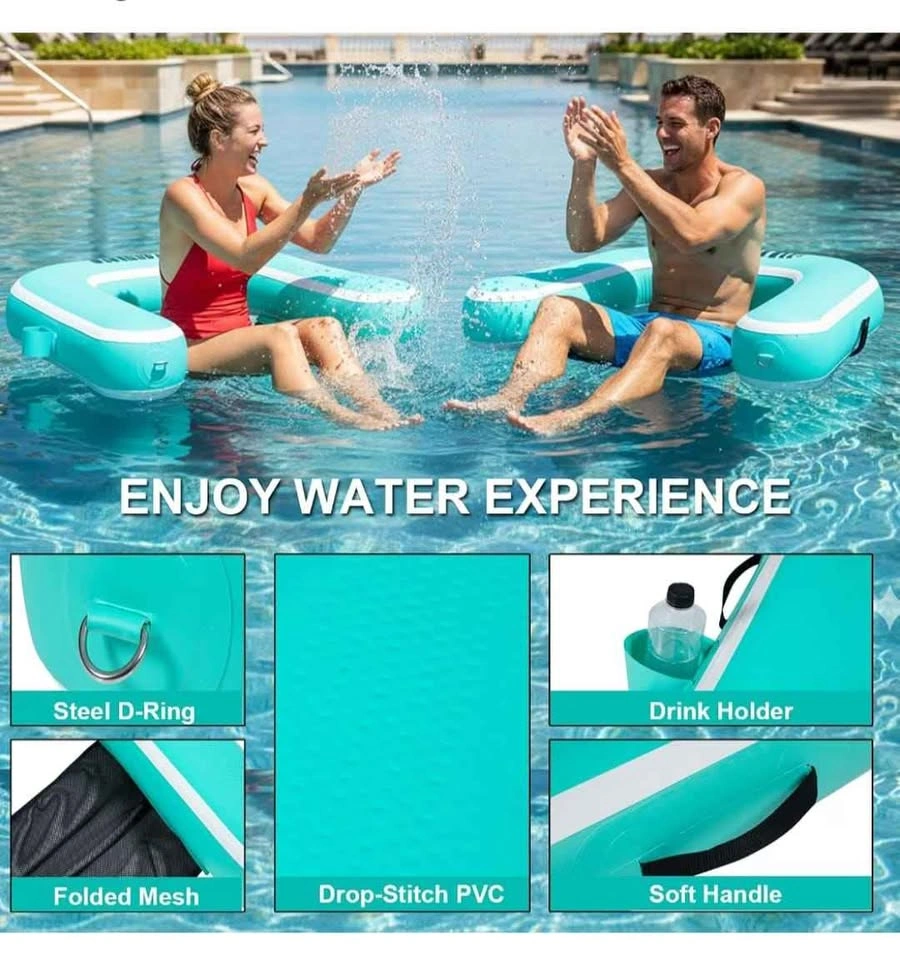 2-Pack Inflatable Pool Float Chair - photo 2