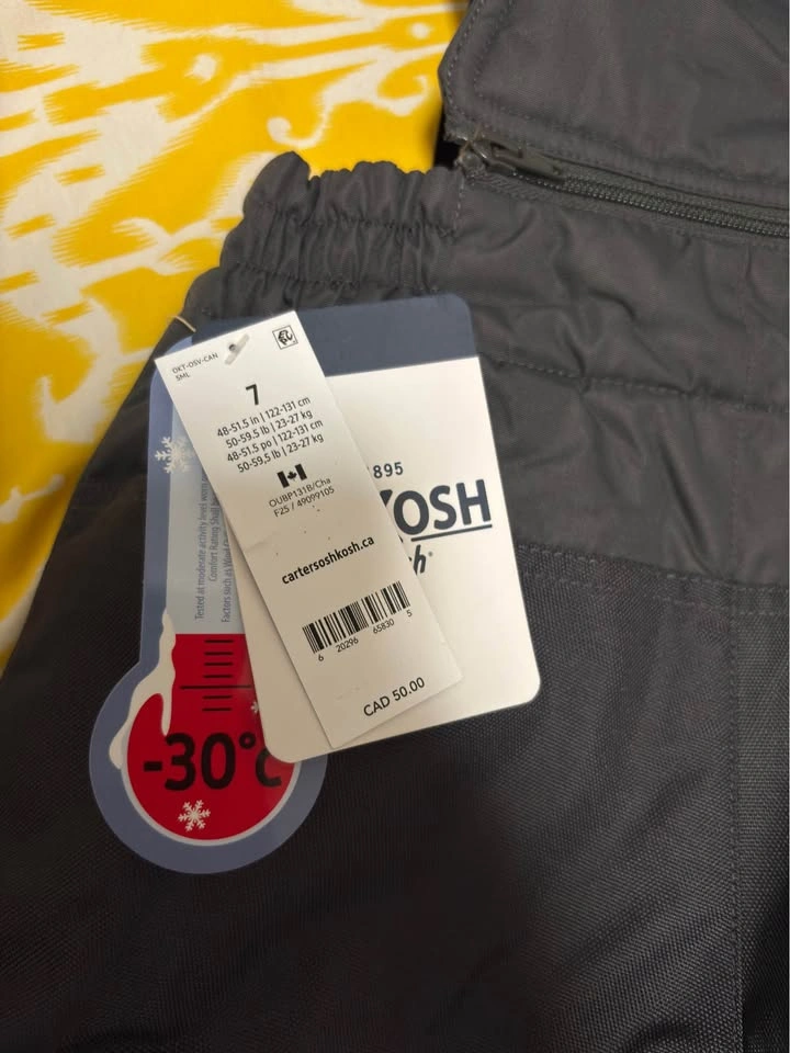 Brand New Snow pants. Size 7. Tags intact. Carter's OshKosh - photo 3