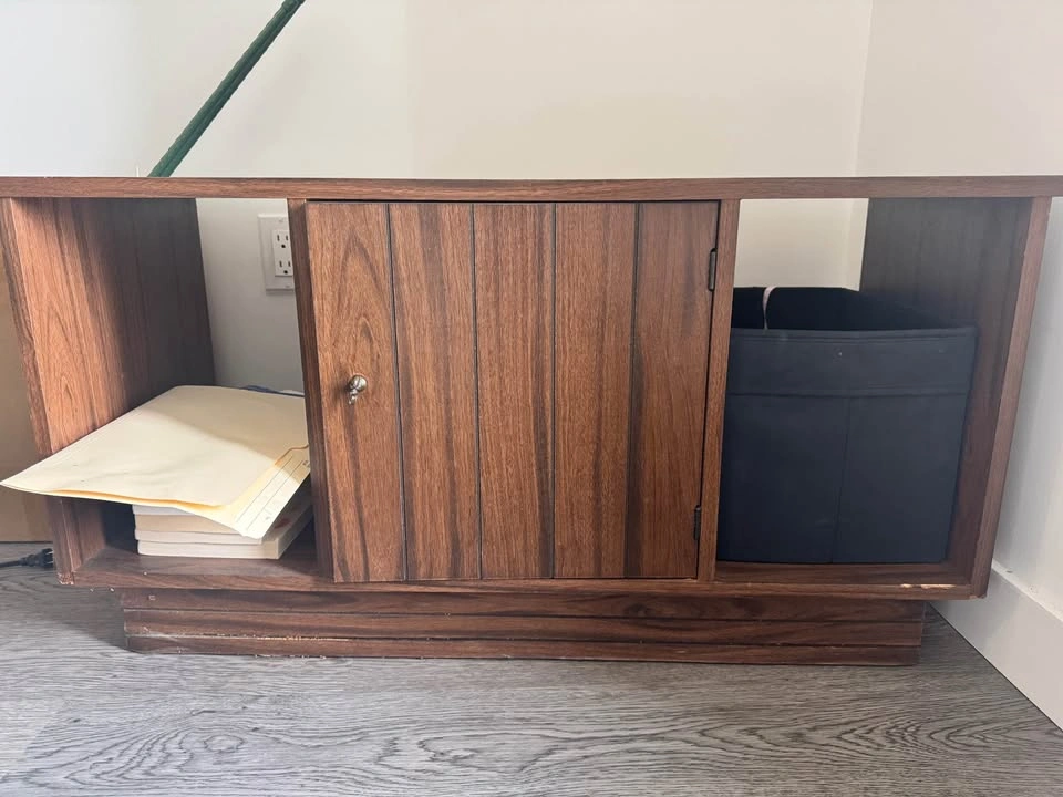 Mid-Century Style Low Cabinet / TV Console - photo 2