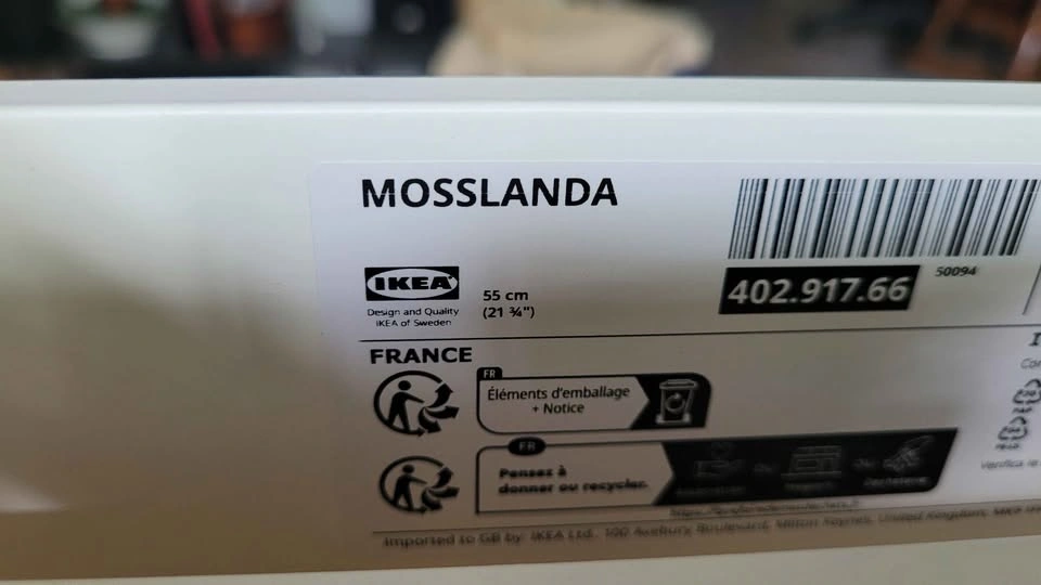 3 Ikea Mosslanda Shelves - photo 4