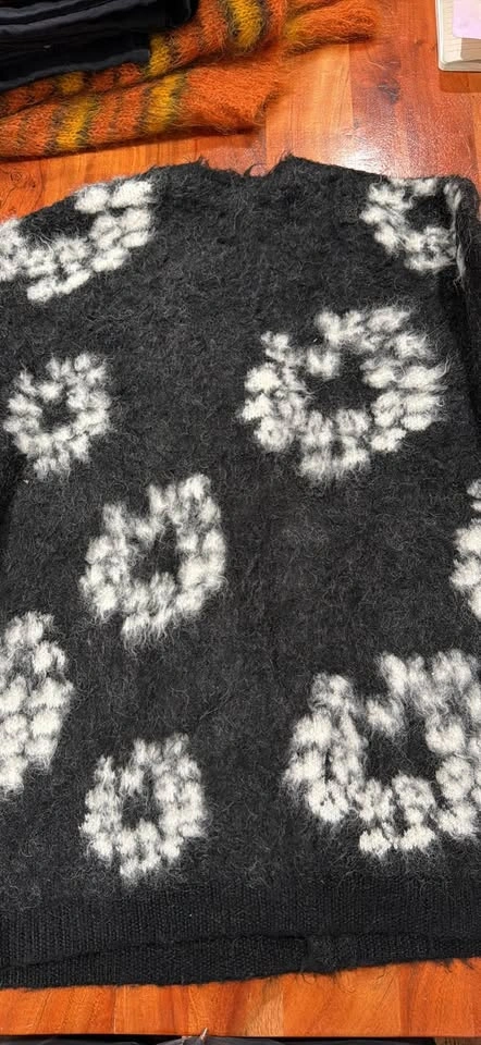 Saint Michael x Denim Tears Cotton Wreath Mohair Cardigan - photo 3