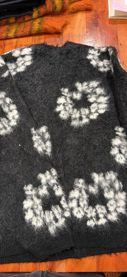 Saint Michael x Denim Tears Cotton Wreath Mohair Cardigan - photo 4