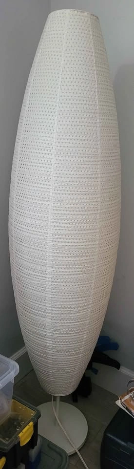 2 IKEA SOLLEFTEÅ Floor Lamps – White Paper Shade - photo 2