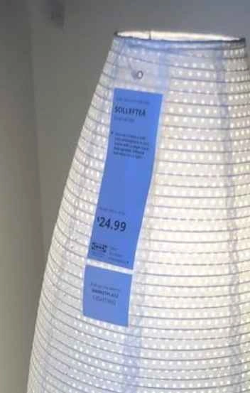 2 IKEA SOLLEFTEÅ Floor Lamps – White Paper Shade - photo 3