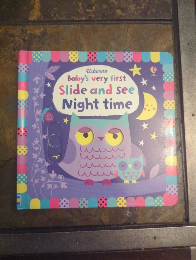 Usborne Baby's Very First Slide and See Night Time Board Book