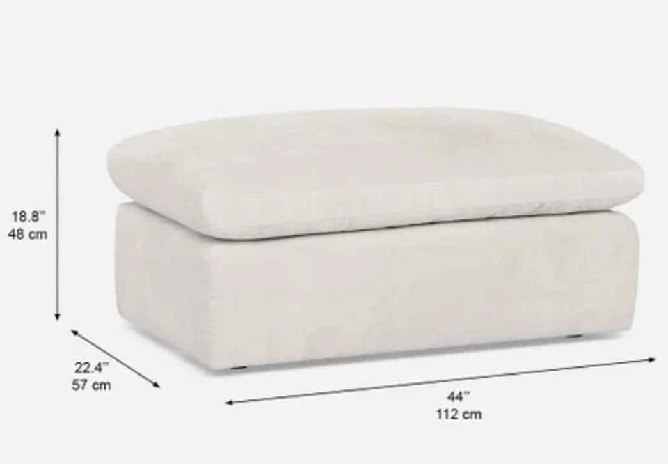 Modular Cloud sofa and ottoman - photo 4
