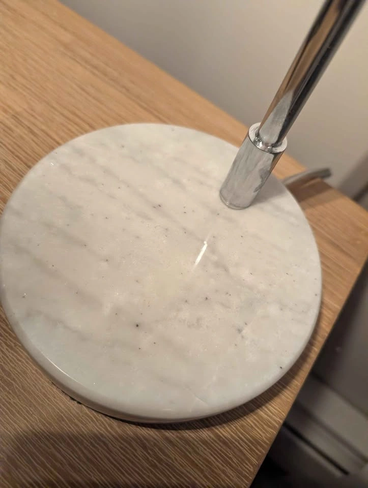Moving sale 2 marble table lamps - photo 3