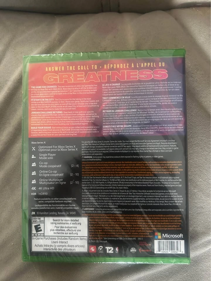 NBA 2K23 Xbox Series X. Brand New Sealed - photo 2
