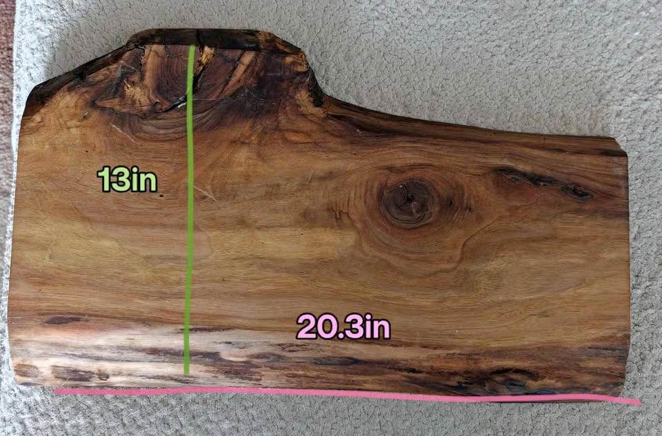 Live Edge Walnut Wood Slab