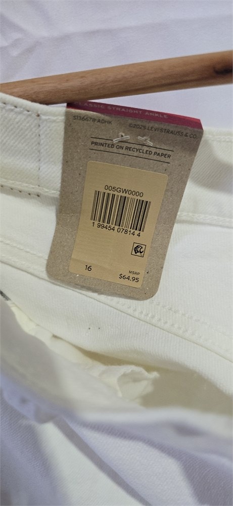 SIZE 16 Levi's Womens Classic Straight Ankle Jeans - photo 4