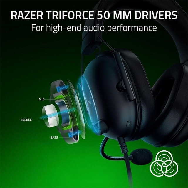Razer BlackShark V2 X Xbox Gaming Headset: 50mm Drivers - photo 2